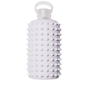 bkr Spiked Lala 1L Water Bottle in LaLa Purple Container travel gym